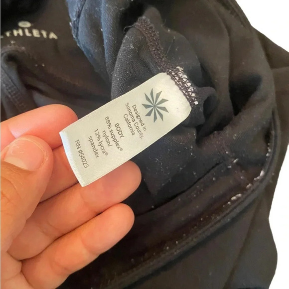 Athleta Set Of Two Body Leggings Blue & Black - Picture 14 of 15